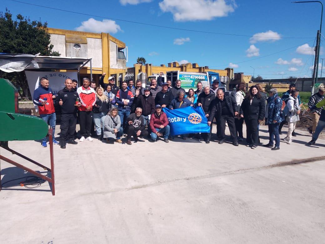 Fábrica de bloques de hormigón en la Unidad Carcelaria XV